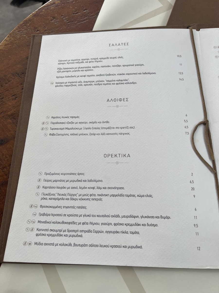 Menu Mamalouka Beach Bar-5