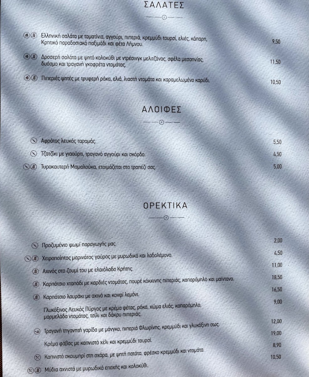 Menu Mamalouka Beach Bar-9